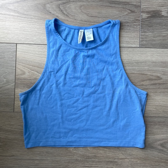 H&M Blue crop top - Picture 1 of 1